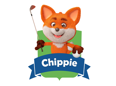 De jeugdmascotte van Almeerderhout: Chippie