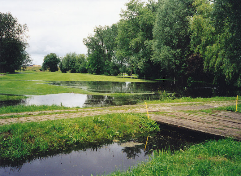 golfbaan stortbui plassen onderhoud golfclub