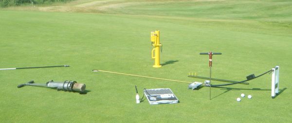 Meetapparatuur van greenkeepers