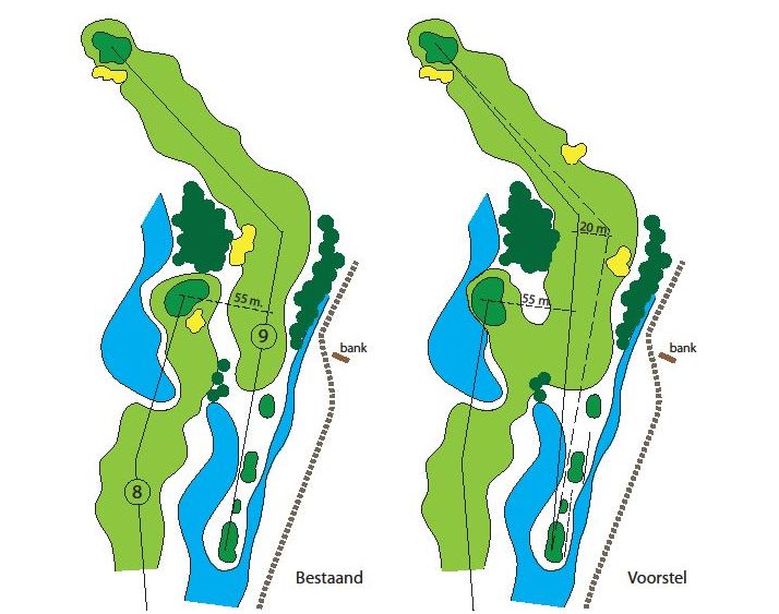 veilig golfbaanontwerp