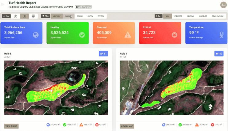 bodemvochtberekening met behulp van drone