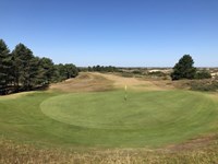 Droogte op golfbaan