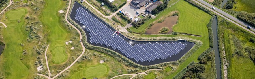 Bassin Golfbaan De Texelse inclusief zonnepanelen 