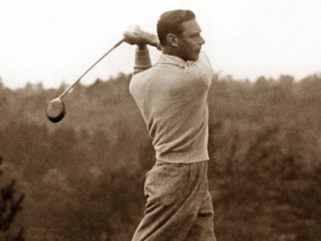 Koning George IV op de Eindhovensche Golf