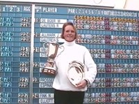 Liz Weima na haar overwinning in 1994