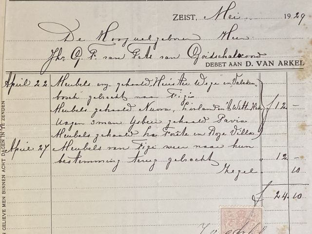 Nota De Pan, een klein archiefstuk