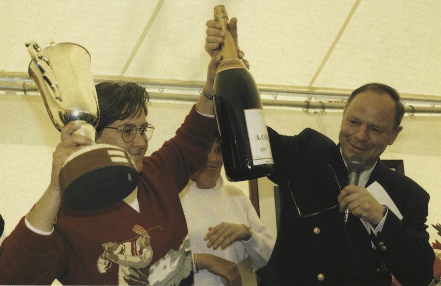 3 Corinne Dibnah trui en Rolf Olland 1993