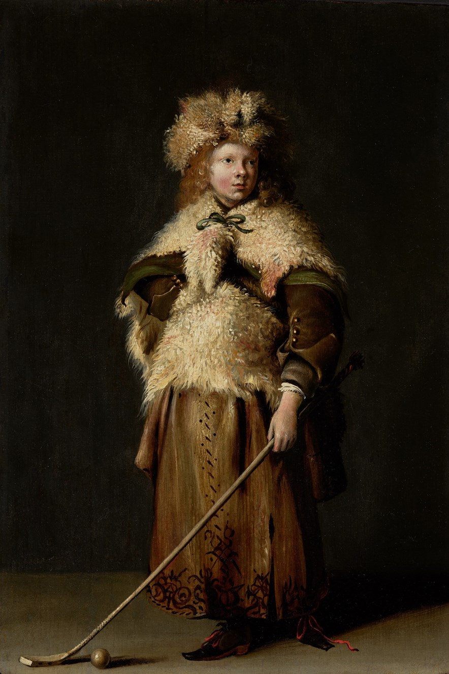 Gesina ter Borch - Jongeman met schotse klik