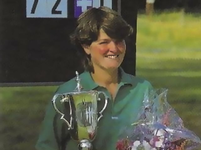 Jane Forrest, winnaar van het Dutch Ladies Open 1986