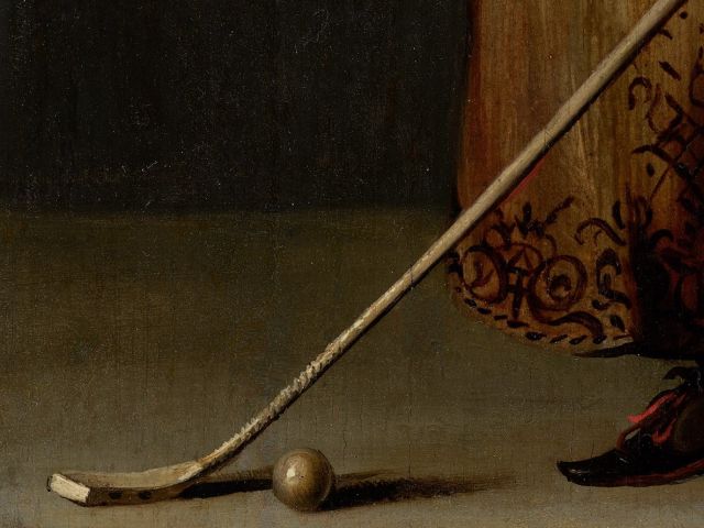 Gesina ter Borch - Jongeman met schotse klik