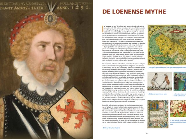 Pagina uit boek De Nederlandse golfgeschiedenis