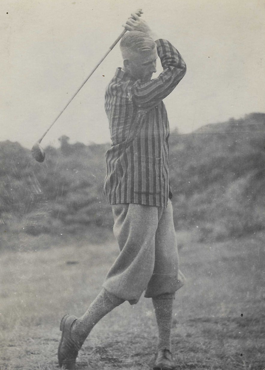 Jan Blansjaar vermoedelijk op de Kennemer ca 1928