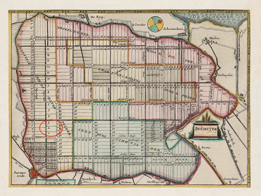 Kaart van de Beemster (1633)