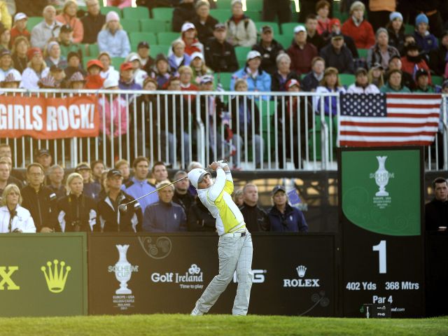 Christel Boeljon in de Solheim Cup van 2011