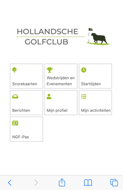 clubapp van golfclub