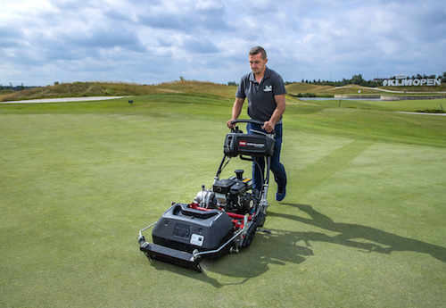 Tom Maddison hoofdgreenkeeper