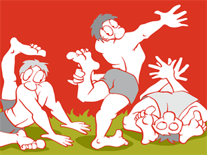 Pas op voor teken op golfbanen