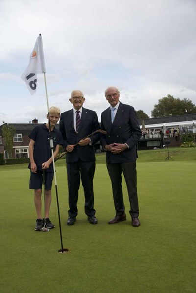 Pieter van Vollenhoven op Golfclub Broekpolder