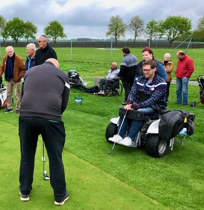Golfers met een beperking op Golfclub de Semslanden