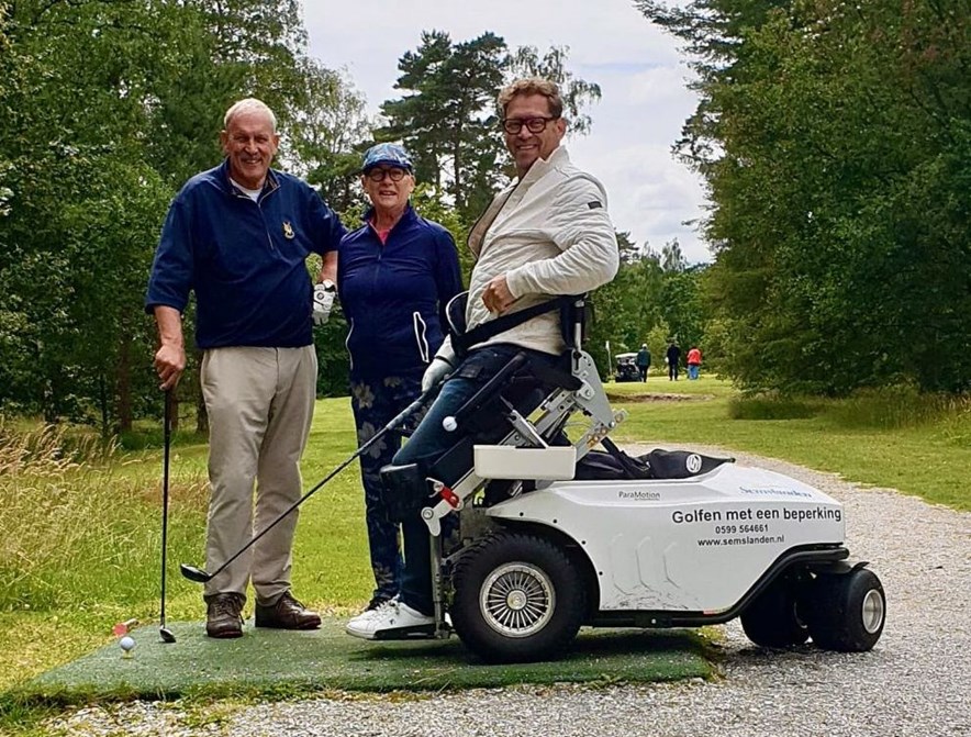 Golfers met een beperking op Golfclub de Semslanden