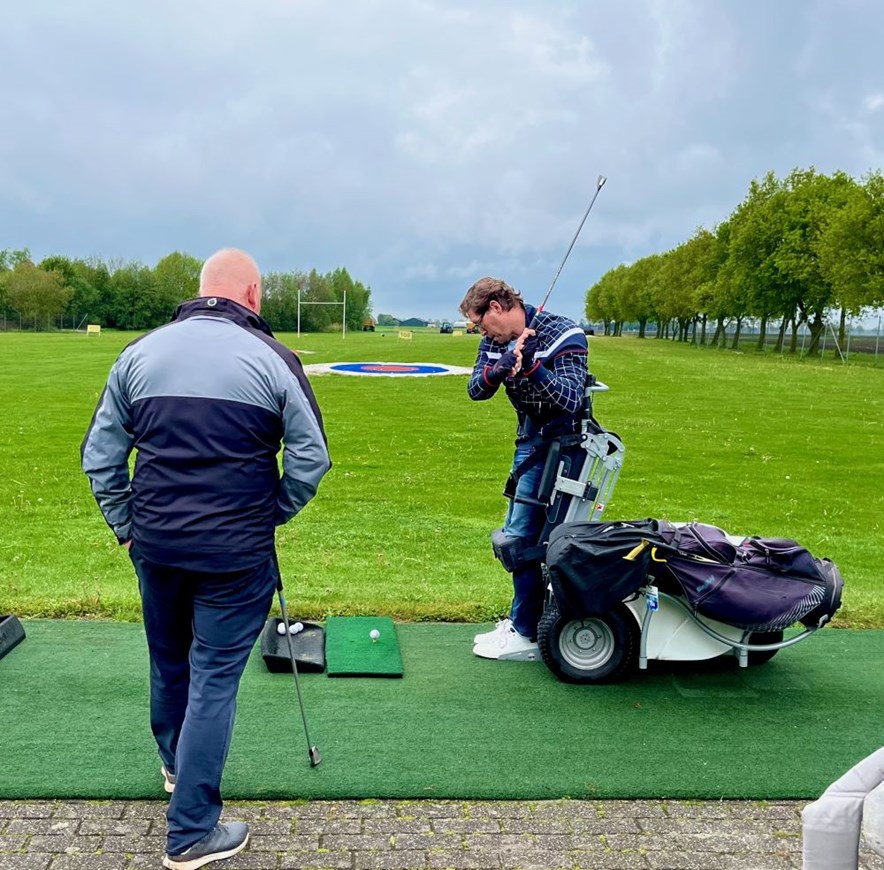 Golfers met een beperking op Golfclub de Semslanden
