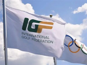 vlag van de IGF en het IOC
