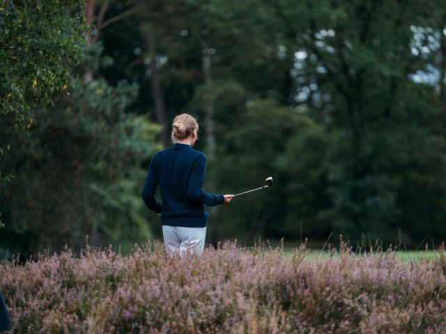 Golf in de natuur