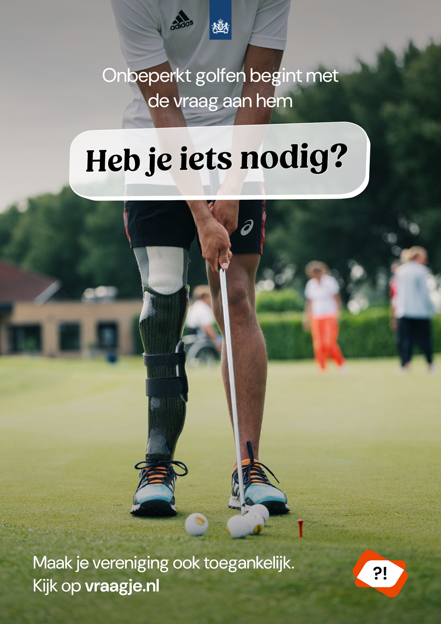 De campagne 'Stel de vraag: Heb je iets nodig?' van de Rijksoverheid