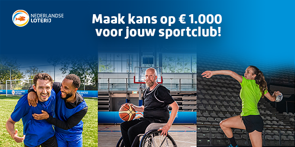 Winactie voor sportclubs - Nerderlandse Loterij 2022